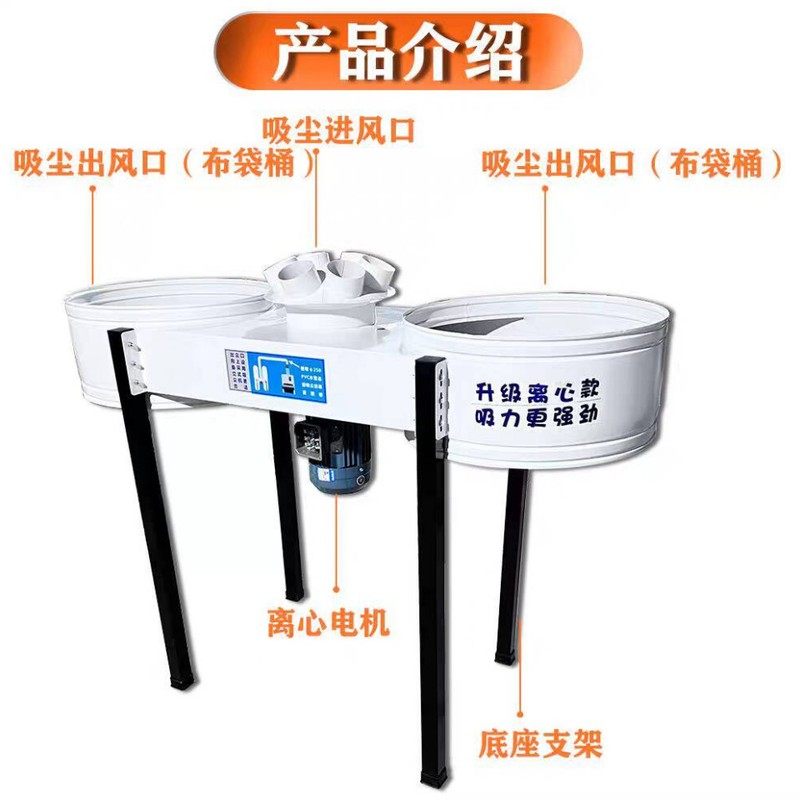 木工布袋吸尘器大功率工业粉尘除尘器工厂雕刻机集尘器防爆吸尘机,五金/工具,工业吸尘器/除尘器,淘宝优惠券,粉丝福利购,淘宝优惠卷