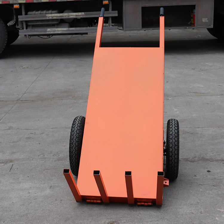 建筑工程工砖厂地电动手推平板拉砖加气块新型搬运车养殖拉饲料车