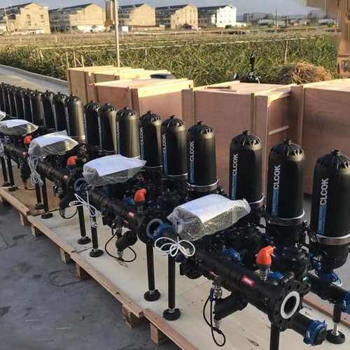 T型叠片过滤器农业园林灌溉水肥一体化全自动反冲洗砂石叠片过滤