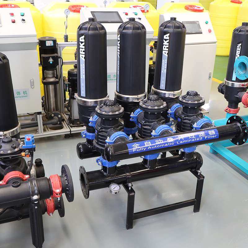 农用灌溉全自动加压过滤叠片过滤器循环水用叠片专用反冲洗砂石器