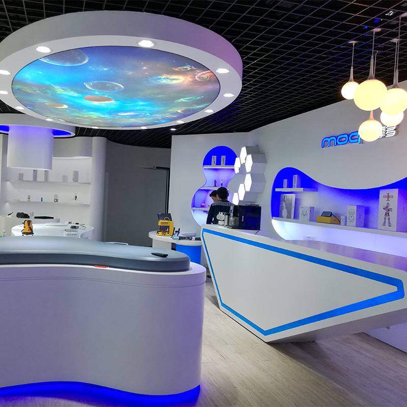 科技感电子产品展厅装修设计异形烤漆展示柜智能电器货柜陈列架,商业/办公家具,展示柜/陈列柜/展示架/货柜,淘宝优惠券,粉丝福利购,淘宝优惠卷