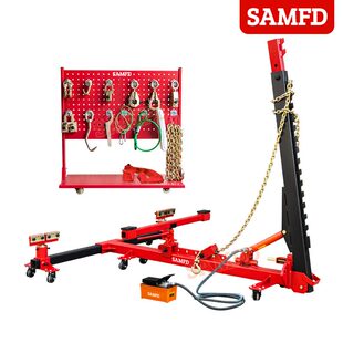 简易框架大梁校正仪汽车身钣金维修平台汽修店专供可移动式工具