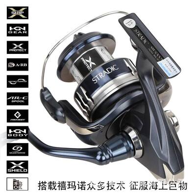 SHIMANO 20新款STRADIC SW纺车轮海钓路亚船钓铁板进口渔轮