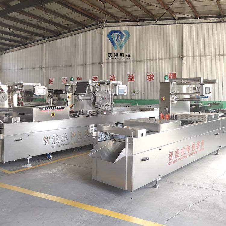 糍粑粽子全自动拉伸膜真空包装机卤蛋溏心蛋双面拉伸膜真空包装机