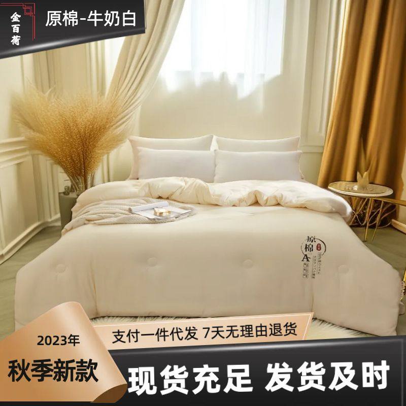 新品 精选货源新款A类母婴级原棉纤维被四季可水洗加厚保暖冬被,床上用品,棉花被,淘宝优惠券,粉丝福利购,淘宝优惠卷