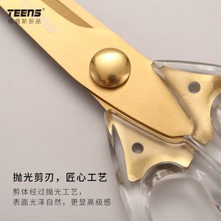 特恩斯亚克力厨房剪刀多功能不锈钢剪剪海鲜剪蔬菜剪烤肉强力鸡骨