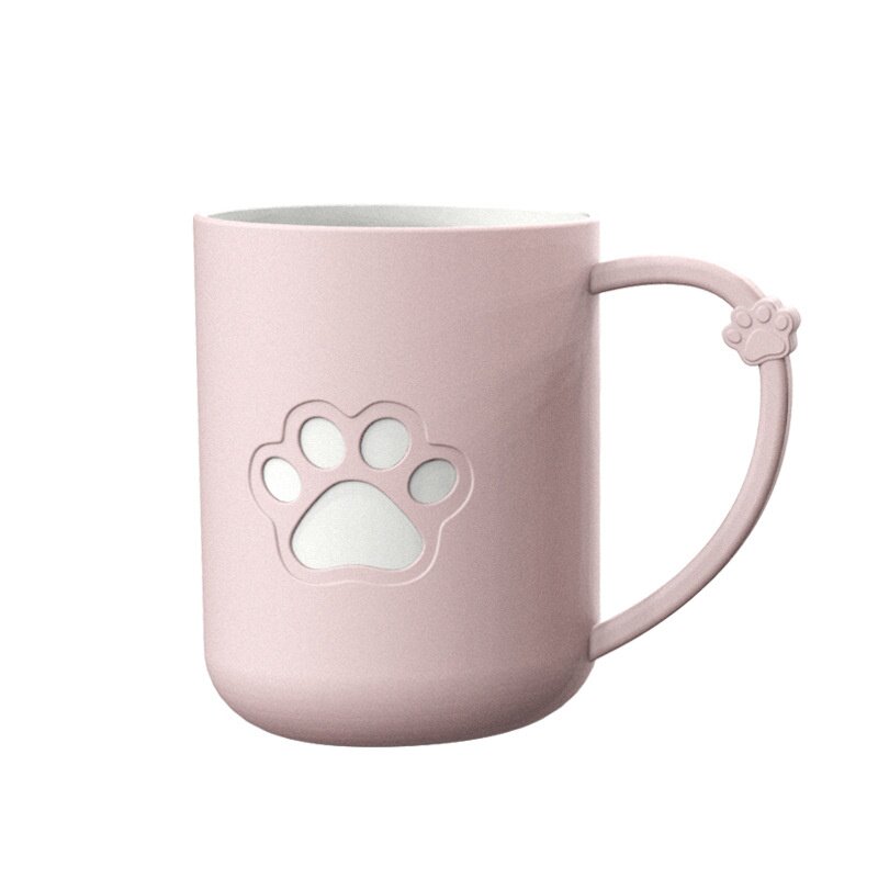 新品 创意双色漱口杯猫爪童趣洗漱杯卡通可爱水杯加厚耐摔食品接,婴童用品,学饮杯/鸭嘴杯,淘宝优惠券,粉丝福利购,淘宝优惠卷