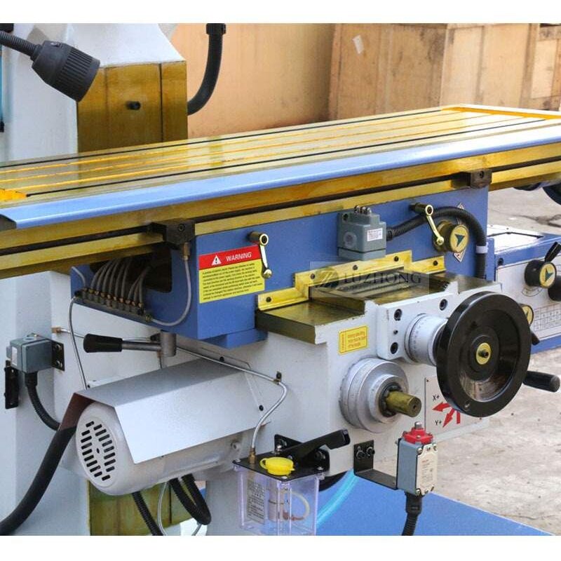 立式回转头铣床X6232多功能回转铣床数显回转头铣升降台铣床