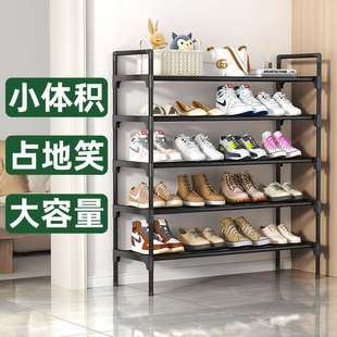 简易架子鞋架房门口结实宿舍收纳多功能门口置物架多层鞋柜家用