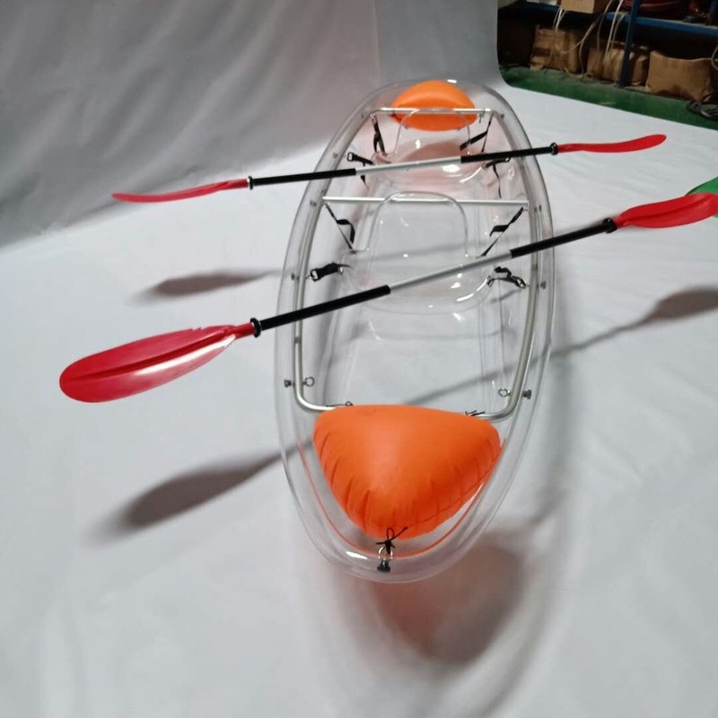 婚纱摄影船水晶玻璃手划PC透明船阳光板耐力板塑料胶船皮划艇钓鱼