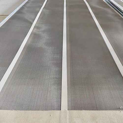 304不锈钢编织筛网方形摇摆筛用勾边筛网 石英砂砂石振动筛网批发