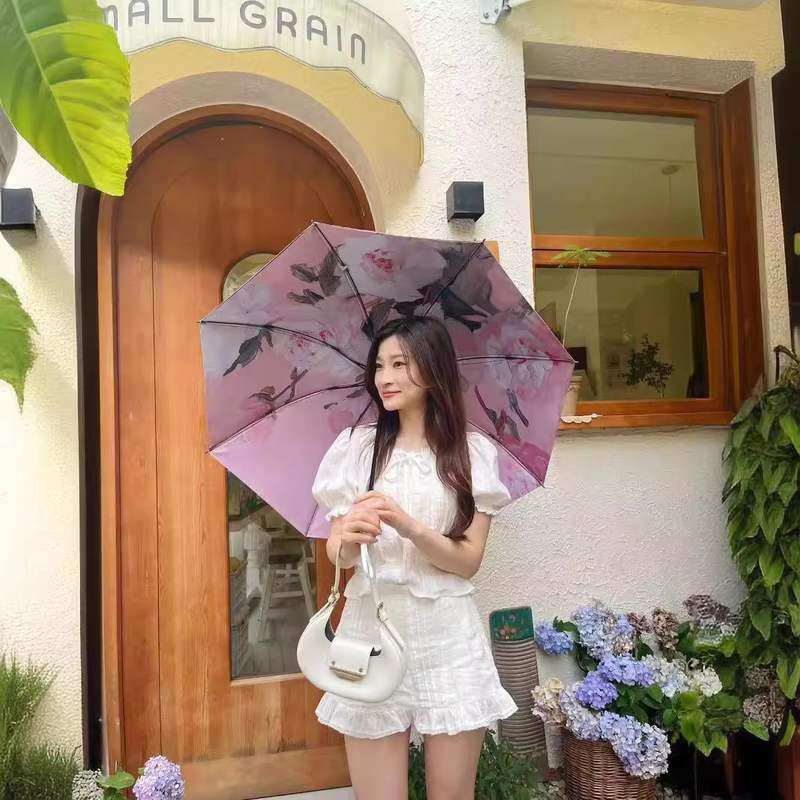 双面双花防晒伞晴天五折防三折防晒两用太阳伞伞雨天遮阳紫外线包,居家日用,伞帽,淘宝优惠券,粉丝福利购,淘宝优惠卷