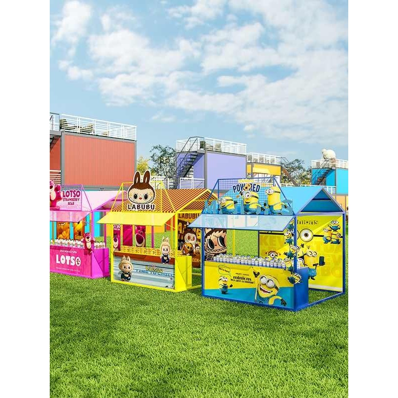 户外大型集市活动摆摊篷架商业街夜市美食节摊位架景区售卖展示架