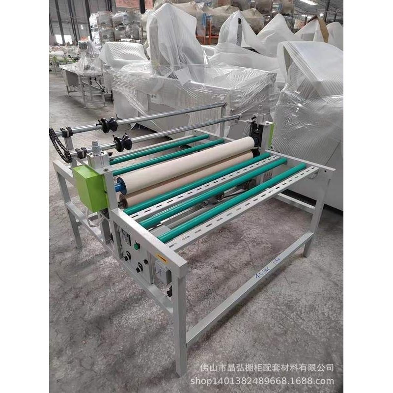 850宽晶钢门贴膜机微晶背景墙玻璃瓷砖保护膜覆膜机门窗机械设备