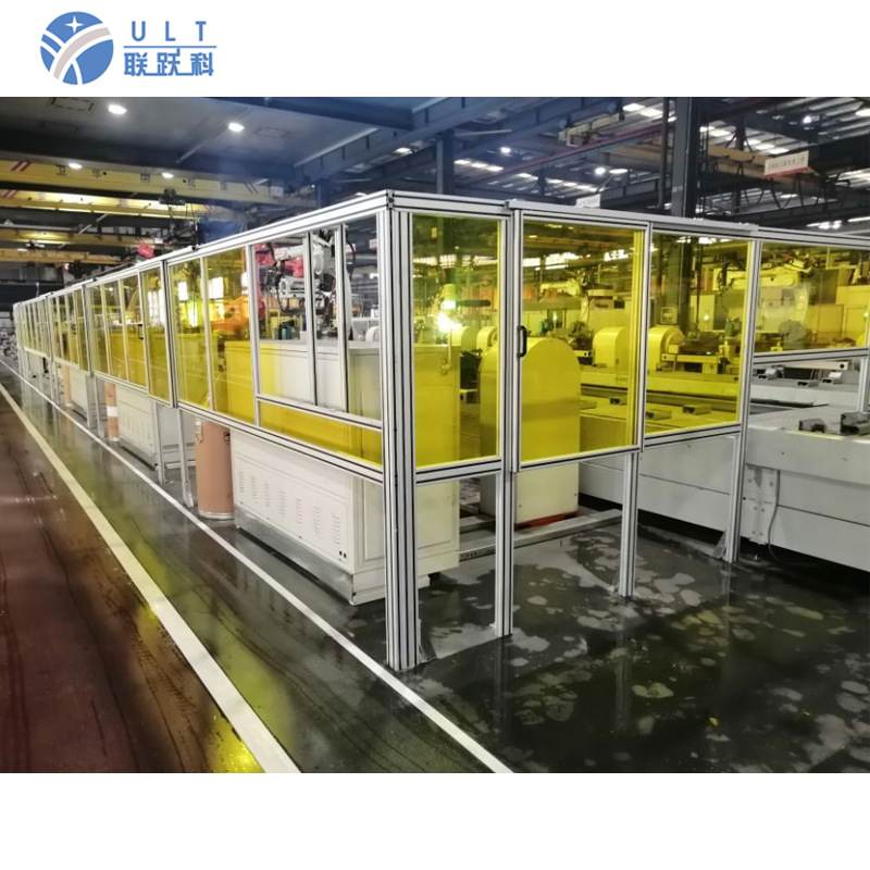 合肥厂家直供工业铝型材防护网框架围栏  按需定制 组装拆卸便捷