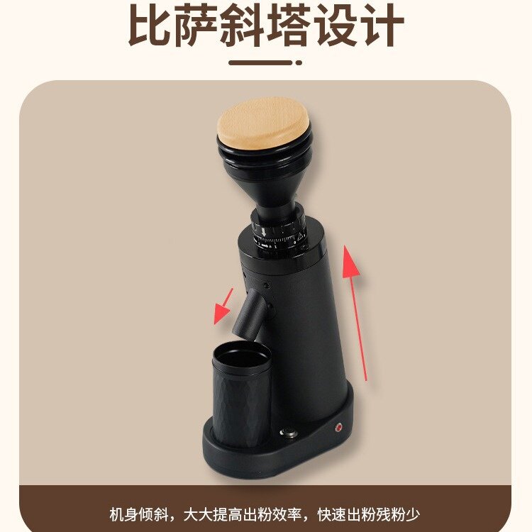 小型商用40MM锥刀刀盘电动磨豆器研磨意式咖啡手冲电动咖啡磨豆机