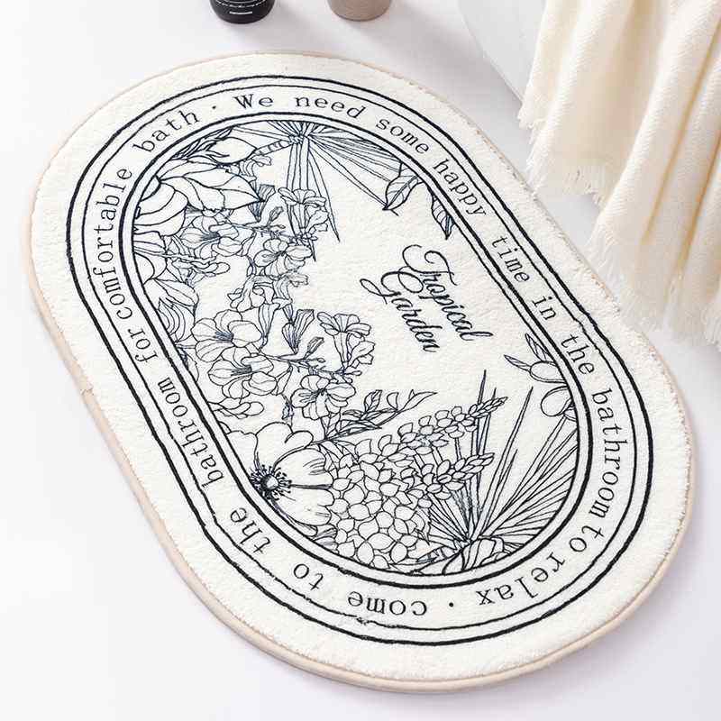 北欧ins浴室防滑垫地垫家用吸水地毯进防滑门口脚垫卧室垫子,居家布艺,入户地垫,淘宝优惠券,粉丝福利购,淘宝优惠卷