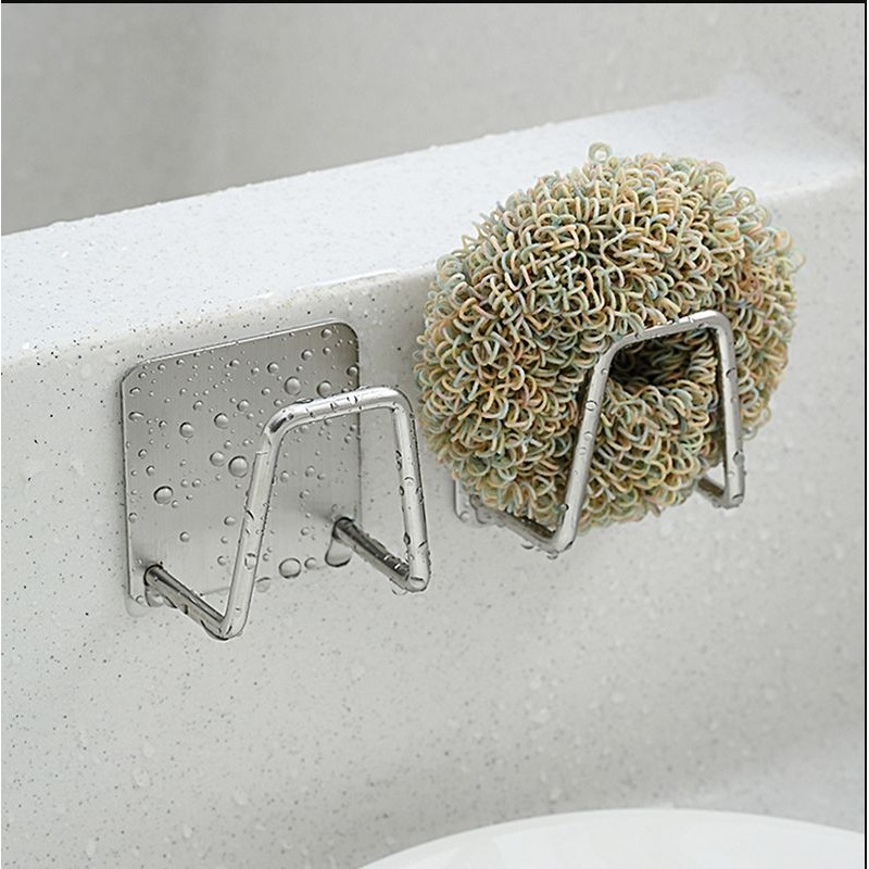 新款直销不锈钢沥水架厨房用品挂架壁挂水槽挂钩墙上置物架收纳大