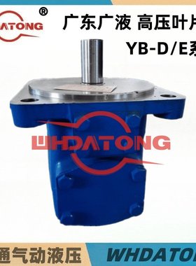 广东广液YB-D355高性能叶片泵YB-E160 YB-D315 YB-D250 YB-E200