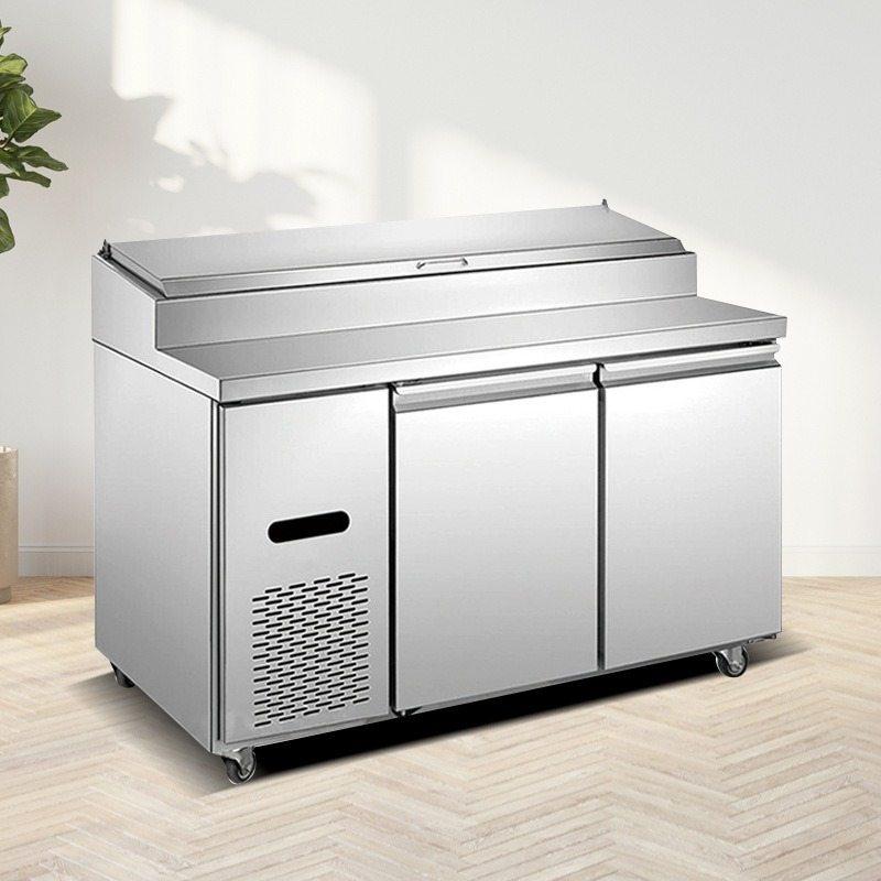 开槽沙拉台商用水果捞展示柜冷藏披萨撒料台喷雾冰箱风冷展示柜,厨房电器,展示柜,淘宝优惠券,粉丝福利购,淘宝优惠卷