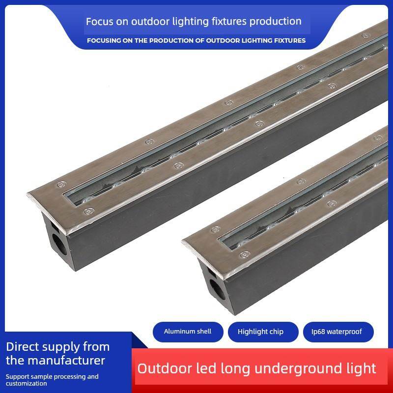 户外防水LED长条地埋灯嵌入式射灯地埋灯庭院不锈钢鱼池泳池水下,家装灯饰光源,地埋灯,淘宝优惠券,粉丝福利购,淘宝优惠卷