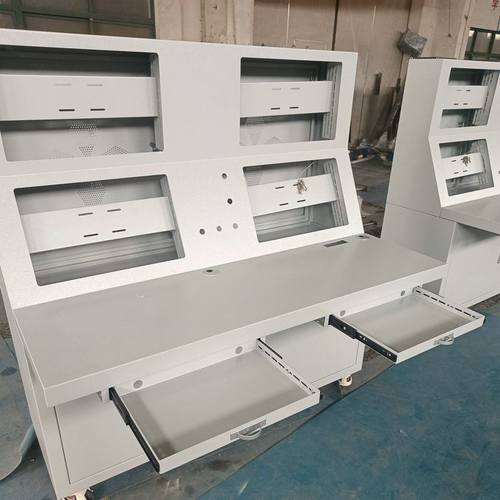 调度中心操作台设备钣金加工工控机箱机柜外壳激光切割