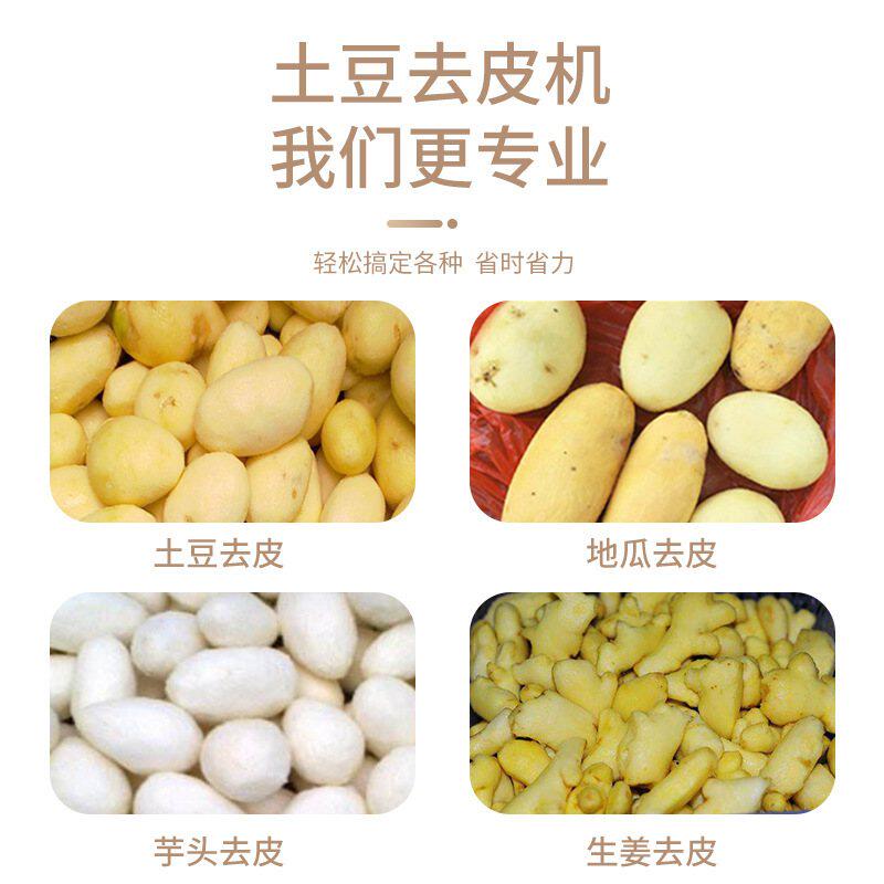 土豆脱皮机商用小型全自动洋葱清洗削皮神器家用地瓜姜洋芋头去皮