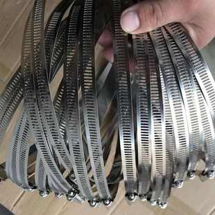 不锈钢抱窟201十字全牙喉箍通信全丝抱箍监控电线杆卡箍不锈钢扎