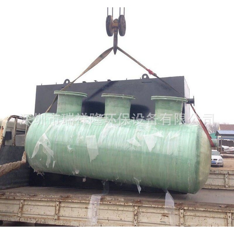 深圳玻璃钢化粪池三级缠绕2/4/6/9/12/50/75/100立方污水处理