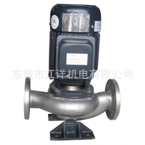 灵珠GD40-16水泵F40-16/0.75KW立式316不锈钢防腐管道离心泵