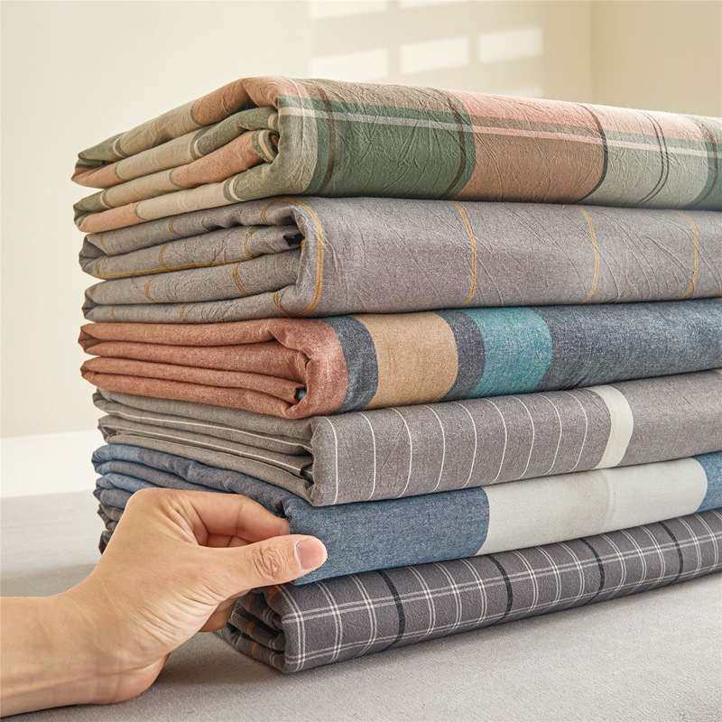 母婴A类全棉色织棉单件四季100新疆棉床罩水洗套适用防滑床笠纯棉,床上用品,床罩,淘宝优惠券,粉丝福利购,淘宝优惠卷