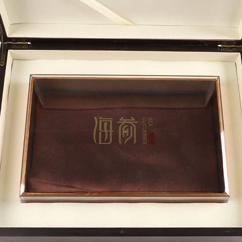 现货保健品木盒可定制海参包装盒木质定做养生礼盒送礼空海参高档