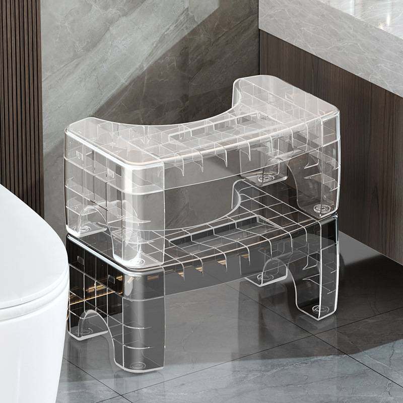 卫生间脚踩凳轻奢便凳垫脚蹲便坐脚踏厕所辅助马桶透明蹲坑凳凳,住宅家具,垫脚凳,淘宝优惠券,粉丝福利购,淘宝优惠卷