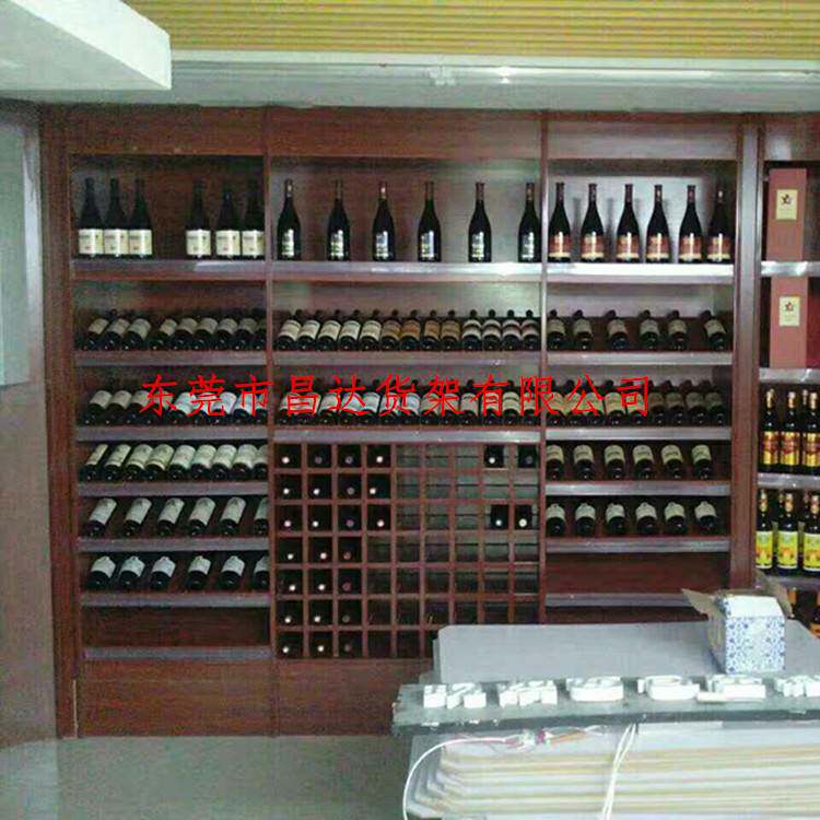 厂家直销精品木质红酒展柜葡萄酒白酒中岛展示柜酒水饮料陈列柜