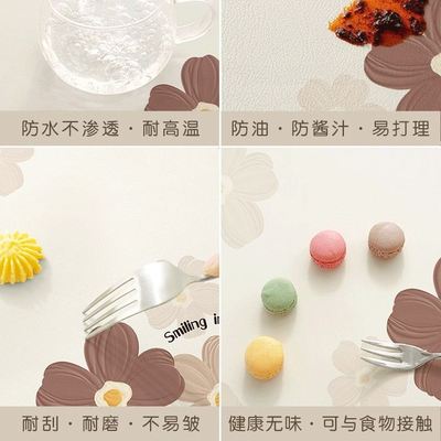 梳妆台桌垫轻奢高级桌面防油防水化妆免洗美甲垫子女生桌布保护感