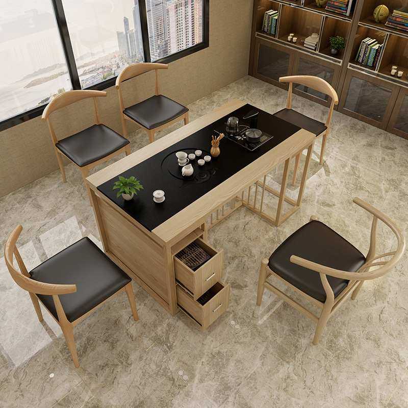 现代简约乌金石功夫茶桌茶具套装茶几茶台带烧水壶一体茶桌椅组合,住宅家具,家用茶台/茶桌,淘宝优惠券,粉丝福利购,淘宝优惠卷