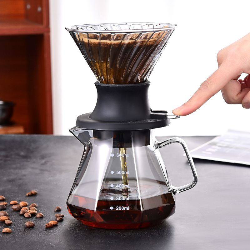 咖啡分享壶手冲咖啡壶杯玻璃漏壶咖啡壶滴刻度过滤套装带,餐饮具,手冲壶,淘宝优惠券,粉丝福利购,淘宝优惠卷