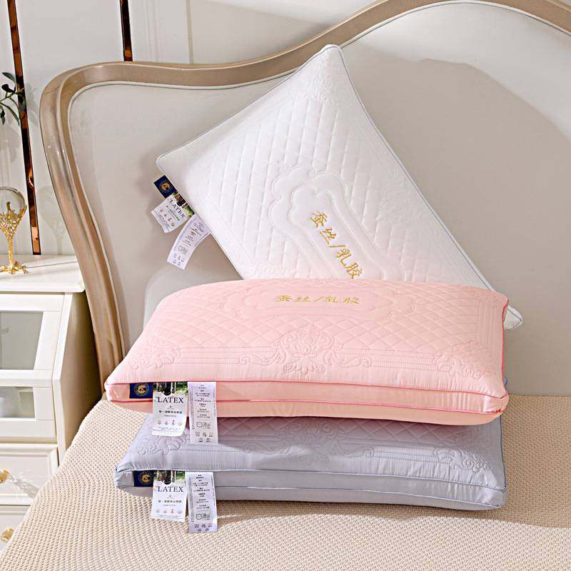 新品 新款蚕丝乳胶枕头枕芯护颈椎助睡眠不变形不塌陷家用代,床上用品,功能枕/保健枕/养生枕,淘宝优惠券,粉丝福利购,淘宝优惠卷