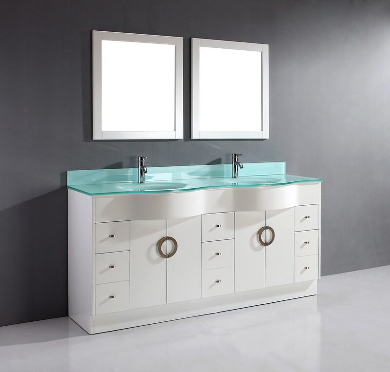 华朗洁具厂钢化玻璃艺术一体盆酒店洗手台盆厂家批发浴室柜台上盆