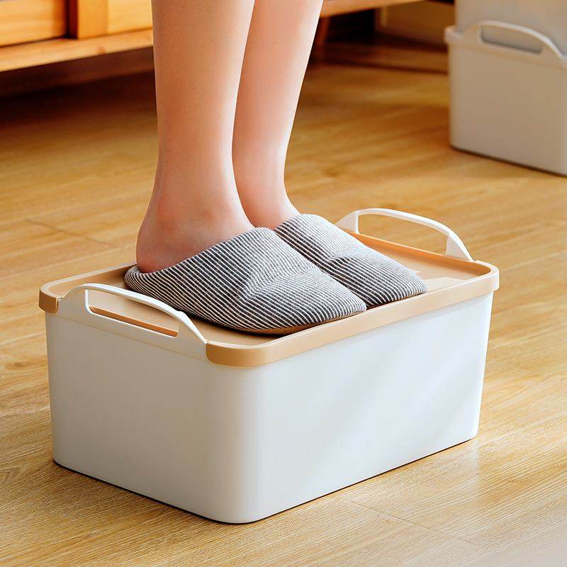手提收纳箱塑料小号有玩具收纳盒衣物物零食储衣柜盖装书箱子收集,收纳整理,收纳箱,淘宝优惠券,粉丝福利购,淘宝优惠卷