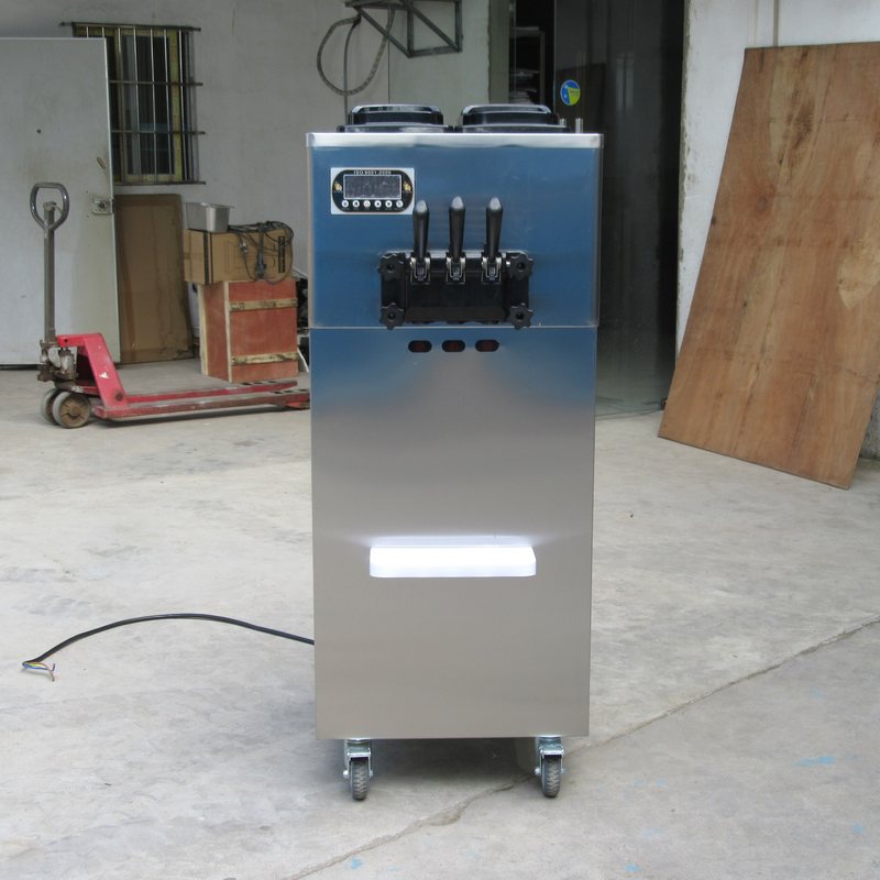 商用冰激凌机 立式冰淇淋机全自动 大产量不锈钢雪糕机圣代甜筒机