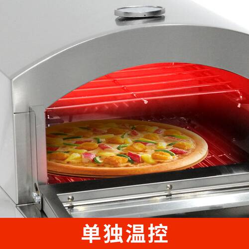 商用台式电热/燃气烤披萨烤炉跨境热销PIZZA单层披萨烘烤炉烤饼机