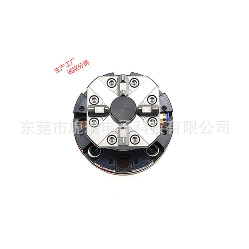 厂家供ＣＮＣ气动卡盘 车床定位气动夹具 80方型单头四爪气动卡盘