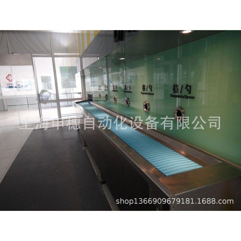 上海输送机  小型餐盘回收机 餐盘输送机 洗碗机配套回收机