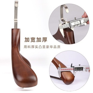 架服装 高专用西服裤 店无架痕衣服防滑木质定 衣架豪华款 榉木西装
