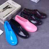 低筒春秋雨鞋 女款 防滑塑料水鞋 新品 短筒水靴矮筒胶鞋 低帮厨房工