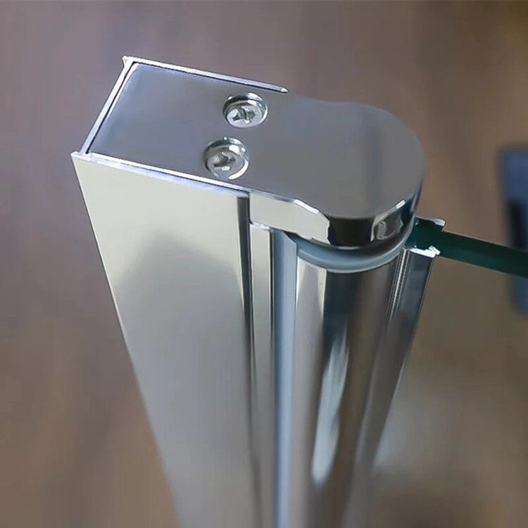 【厂家热销】浴室淋浴屏风 卫生间亚克力浴缸一字屏风 D60