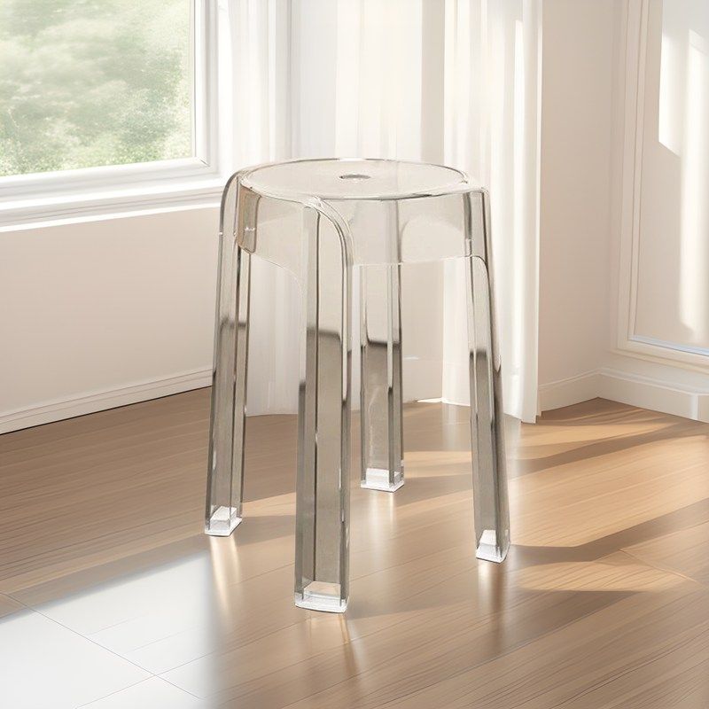 轻奢塑料透明凳子家用风车圆凳沙发凳子叠放餐椅加厚板凳小,住宅家具,风车凳,淘宝优惠券,粉丝福利购,淘宝优惠卷