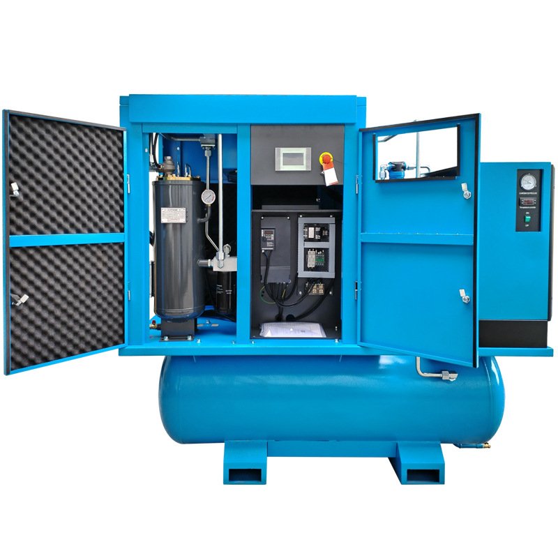 激光切割空压机 15/22/37kw16公斤压力高压四合一体式螺杆空压机