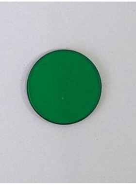 LB18 绿色滤光镜 光学玻璃 绿色玻璃 25*1.6mm
